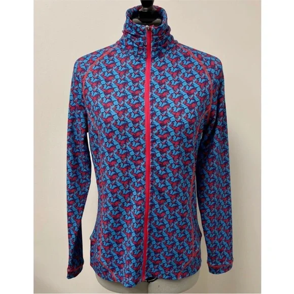 Peter Millar Sz S Butterfly Zip Up Athletic Jacket EUC - Picture 2 of 9